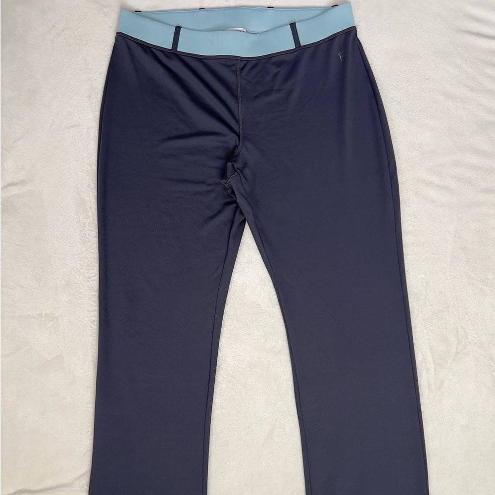 Danskin Women's Gray Joggers with Light Blue Waistband Size M